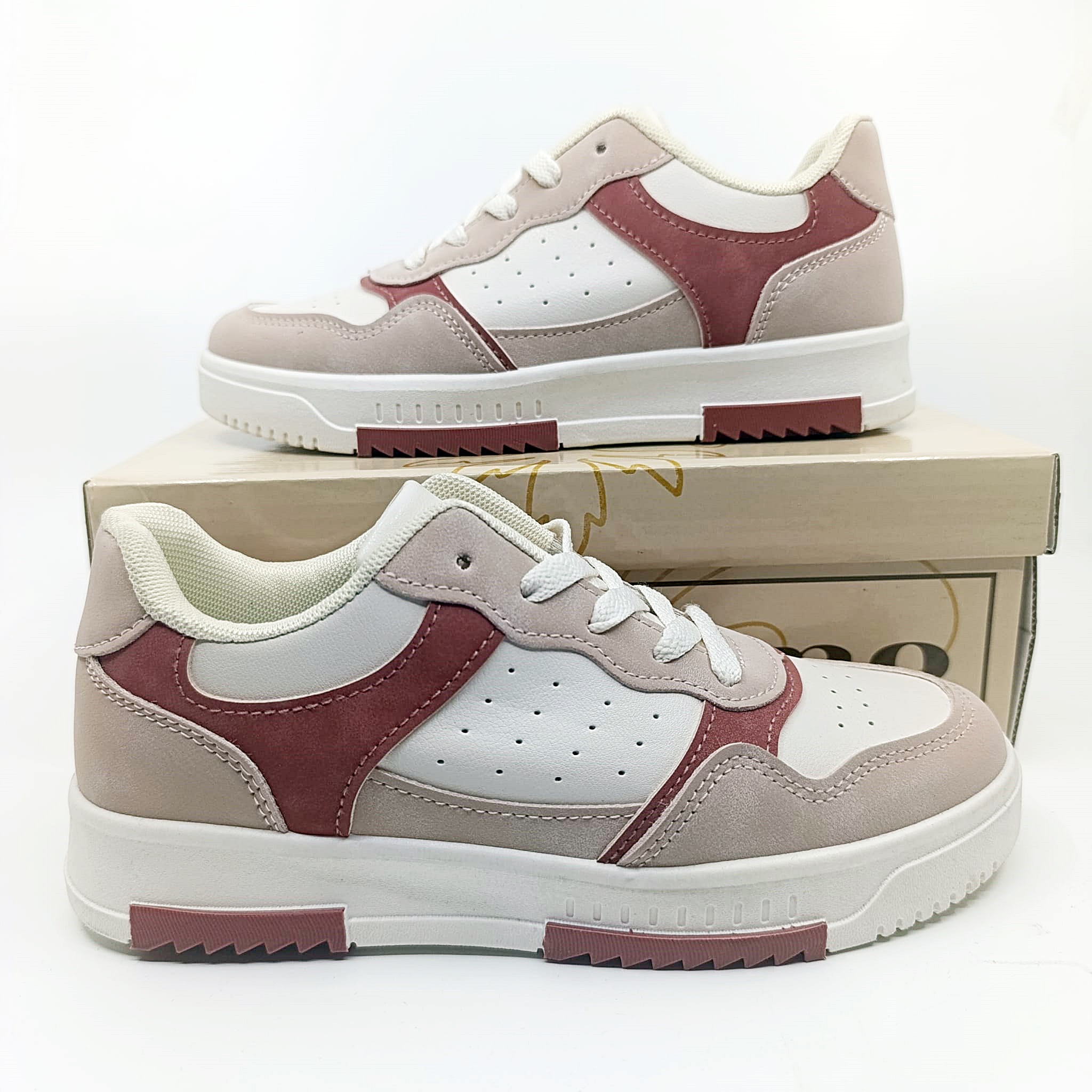 zenske tenisice in designo bez bijela roza